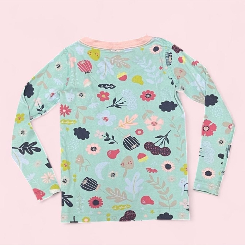 Hanna Andersson Organic Cotton Pajama Top Pastel Spring Print |‎ Size 100 (US 4) - Picture 2 of 4